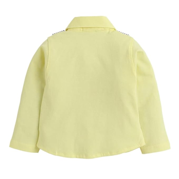 Boy's Cotton Striped Shirt and Pants Set gallery image