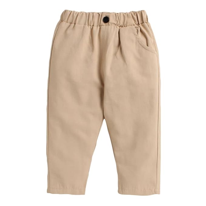 Cotton Blend Boys Plaid Print Shirt And Pant Set gallery image