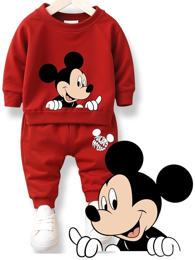 cotton Kids Coords matching Tshirt and pant set with character print gallery image