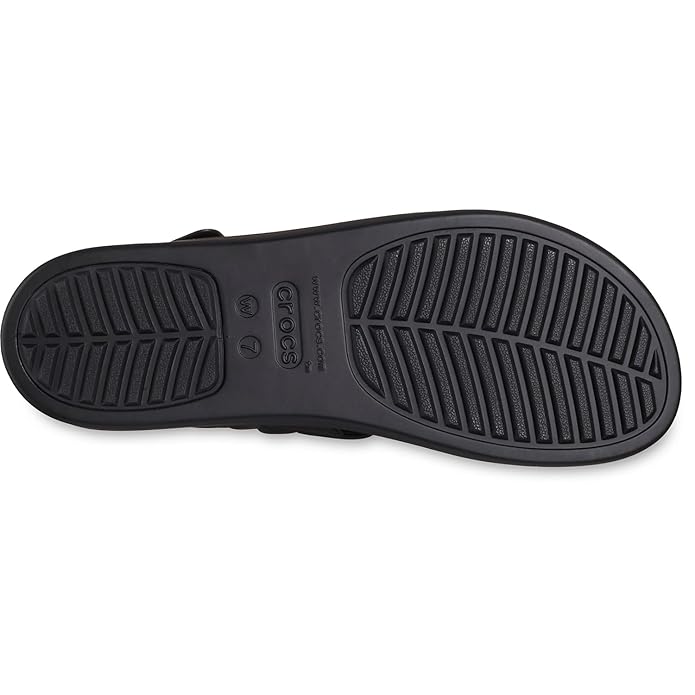 Crocs Womens Brooklyn Woven Upper LW Black Sandal gallery image