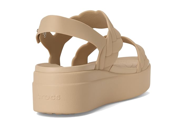 Crocs Women's Brooklyn Woven Upper Lw Chai Fashion Sandal, 8 gallery image