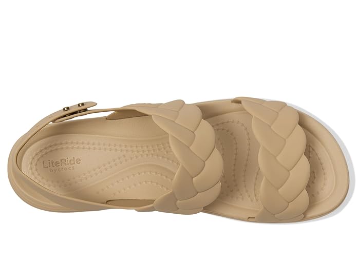 Crocs Women's Brooklyn Woven Upper Lw Chai Fashion Sandal, 8 gallery image