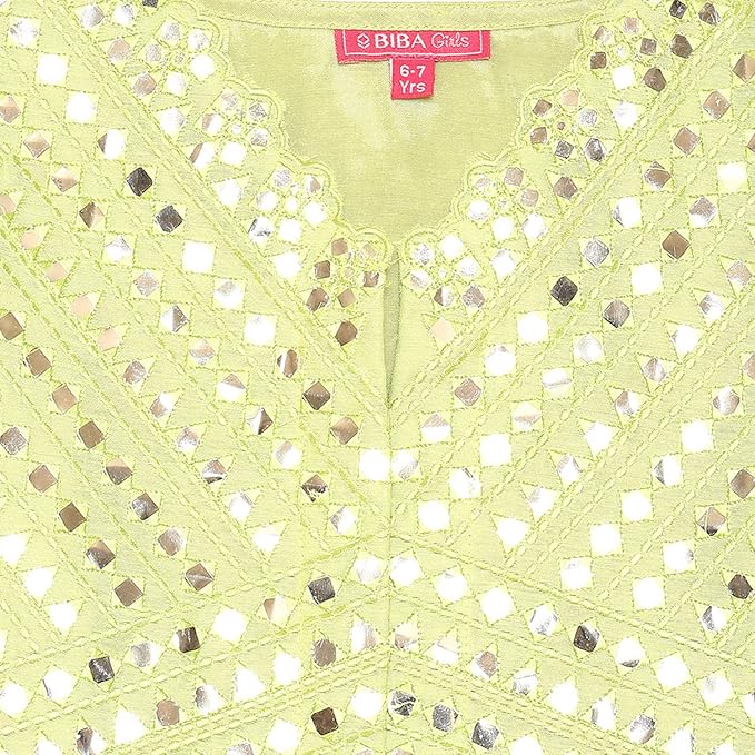 Girl's Rayon Readymade Lehenga Choli Set gallery image