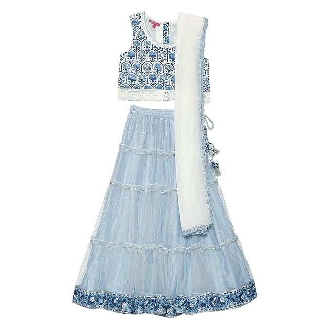 Girl's Voile Readymade Lehenga Choli main image