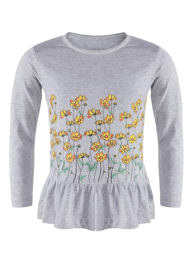 Kids Girls Night Wear T Shirt & Pyjama | Night Dress for Girl Kids | Night Dresses Tee Top & Pajama Pant Set gallery image