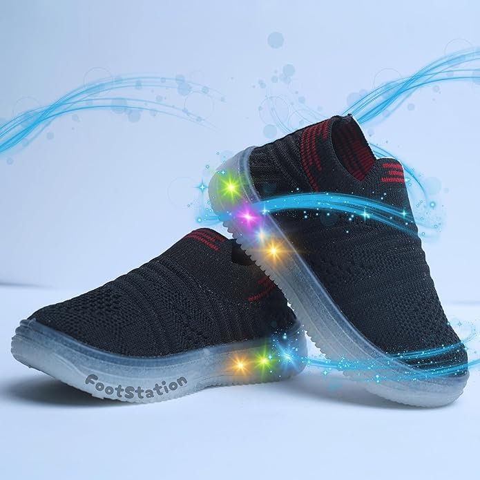 Kids Slip-On LED Light Shoes, Pack of 2 gallery image