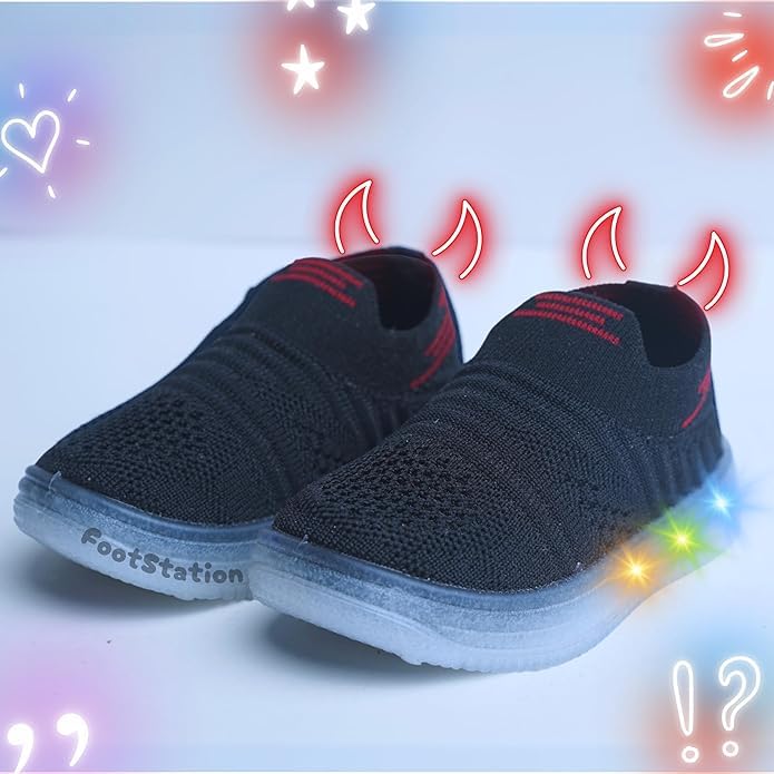 Kids Slip-On LED Light Shoes, Pack of 2 gallery image