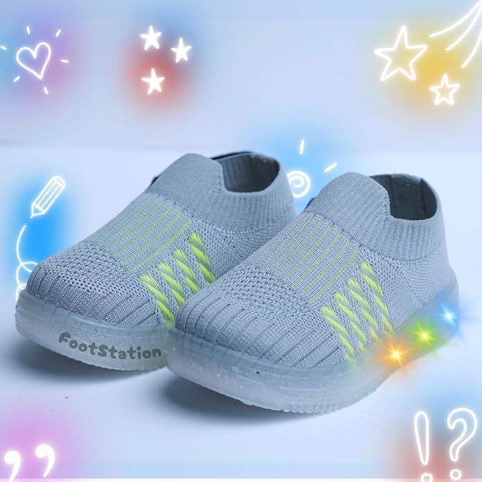 Kids Slip-On LED Light Shoes, Pack of 2 gallery image