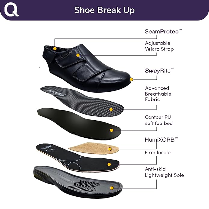 Pediteq Mens Dc2 Ancona Oxford gallery image