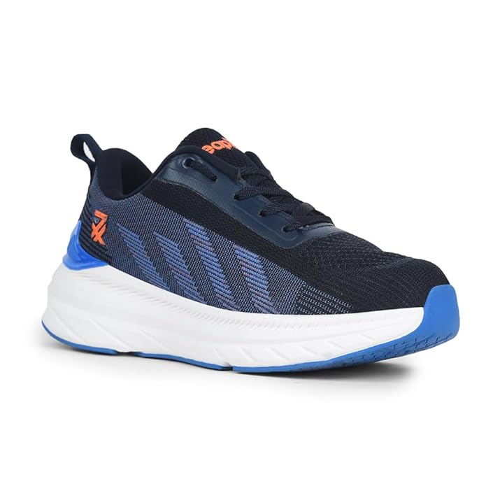 Sports Lacing Walking Shoes for Kids with EVA Sole | Suitable for Jogging, Gym & Outdoor | Knitted Outsole | Super Foam Insole | Stylish, Durable & Comfortable Footbed gallery image