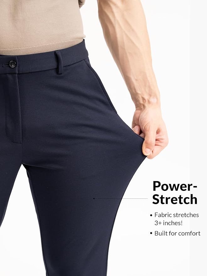 The Pant Project Luxury PV Stretchable Casual Pants for Men | Stylish Slim Fit Men's Wear gallery image